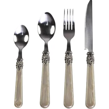 Příbor Chic Antique Sada příborů Silver Deco Champagne – 16 ks