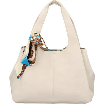 Kabelka Módní dámská koženková kabelka do ruky Nerilly, krémová