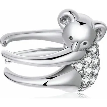 Náušnice MOISS stříbrné záušnice KOALA