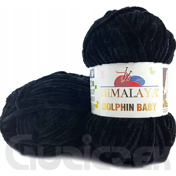 Příze Příze Himalaya Dolphin Baby 80311 černá