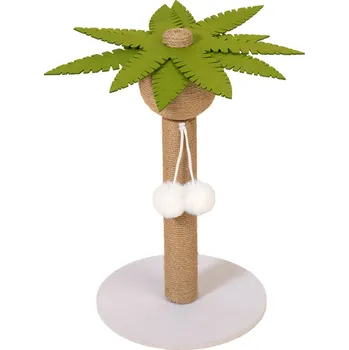 TIAKI škrabadlo palma hnědá kočka