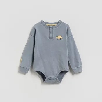 Kojenecký body Reserved - Body s vysokým podílem bavlny - modrá - 268HV-55X - 268HV-55X-92