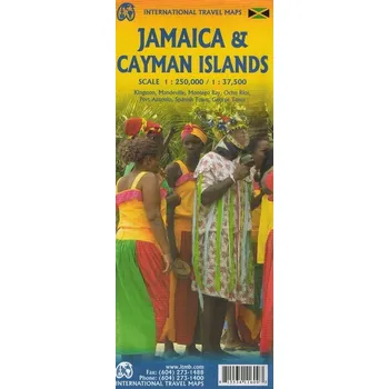 Kajmany i Jamajka mapa 1:250 000 / 1:37 500 ITMB Kolektiv autorů