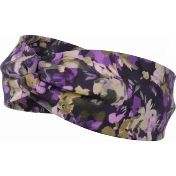 Čelenka Ebbie Bavlněná čelenka - FIALOVÁ KVÍTKA Velikost: 3+