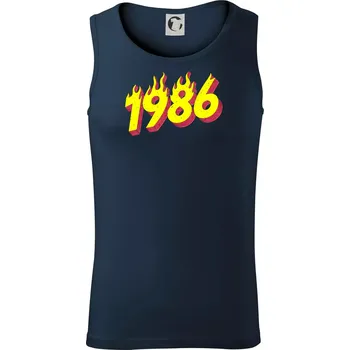 Narozeniny v ohni 1986 - Tílko pánské Core - L ( Námořní modrá (téměř černá) )