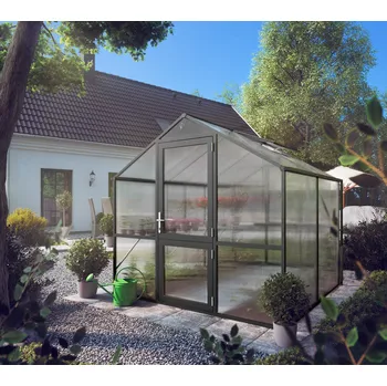Skleník Zahradní skleník KGT Rose II 2,2 x 2,3 m, antracit/šedá