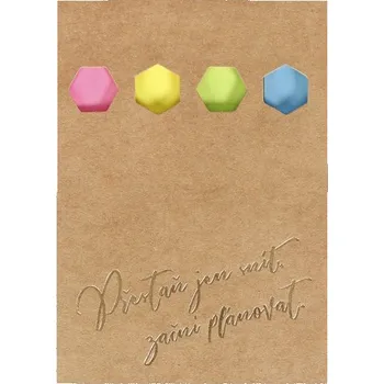 Set školních potřeb Samolepící bločky - Geometrie