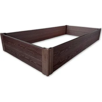 Vyvýšený záhon WPC vyvýšený záhon 100x50 cm, wenge Rozměr: 100x50x30 cm Rozměr: 100x50x30 cm