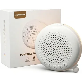 Glocusent 3v1 Přenosný přístroj na bílý šum, noční lampička a BT reproduktor