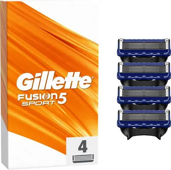 Příslušenství k holicímu strojku Náhradní hlavice do holicího strojku Gillette FUSION5 SPORT 4 ks
