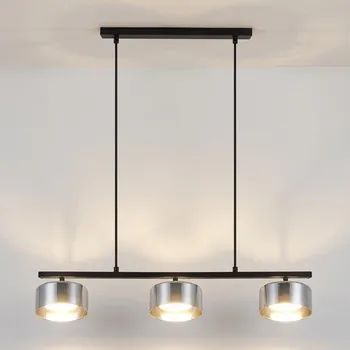 Brilagi - Lustr na lanku AURA LUX 3xGX53/30W/230V černá/kouřová