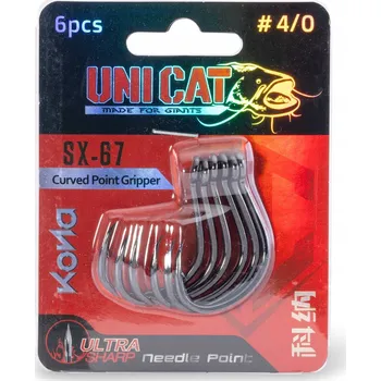 Rybářský háček Háčky s protihrotem Uni Cat SX 67 6 ks