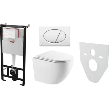 Alcaplast AM101/1120 Sádromodul komplet do sádrokartonu se závěsným WC RIMLESS Arco