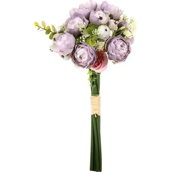 umělá květina Umělá kytice Pryskyřníky, fialová