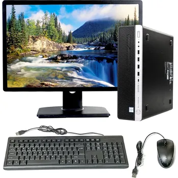 Stolní počítač Hewlett Packard PC sestava HP EliteDesk 800 G4 Intel Core i3 8th. gen / 8 GB RAM / 256 GB SSD / Windows 11 + 22" FHD monitor