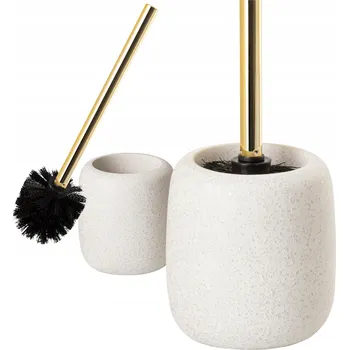 WC štětka WC štětka AWD INTERIOR 1915 Bonita bílá zlatá kamenina