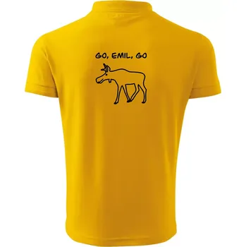 Pánská košile Go, Emil, go (Moňas) - Polokošile pánská Pique Polo 203 - XL ( Žlutá )