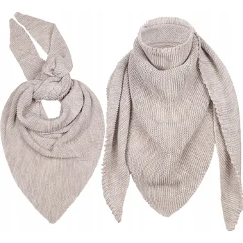 Šátek ŠÁLA ŠÁTEK NA ZIMU ZIMNÍ PODZIMNÍ BÉŽOVÁ BÉŽOVÝ 140x60