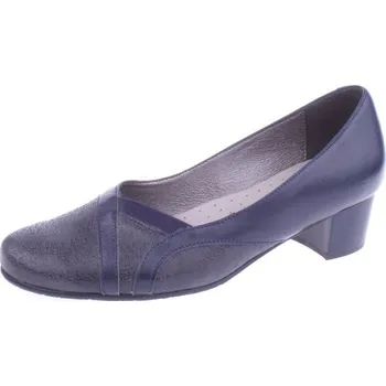 Dámské lodičky OBUV JANA ČR Boty JANA 2921 modré dámské kožené lodičky Velikost: 42