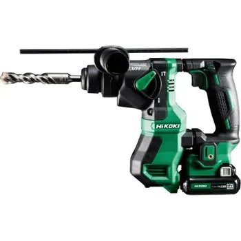 Pneumatické kladivo HIKOKI 12V bezuhlíkové 1,2 J SDS-plus akumulátorové vrtací kladivo se 2 režimy pro vrtání do betonu až do Ø 18 mm DH12DDWHZ