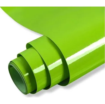 Zahradní dekorace Samolepicí fólie Hode tmavě zelená třpytivá 40 cm x 3 m, fólie na nábytek, vysoce lesklá,