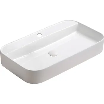 Umyvadlo Swiss aqua technologies Umyvadlo na desku SAT Infinitio 70x40 cm bez přepadu SATINF4070