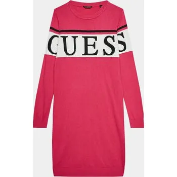 Dámské šaty Guess Úpletové šaty J3BK16 Z38B0 Růžová Regular Fit 8Y