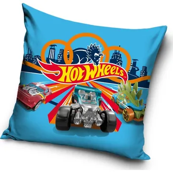 Polštář Povlak na polštářek Hot Wheels Nekonečná Smyčka