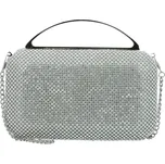Třpytivá dámská plesová kabelka Moon Kaela, stříbrná