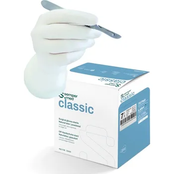 Vyšetřovací rukavice Sempermed classic (70 párů) Velikost: 7.0