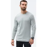 Pánský svetr E121 Světle šedá - Ombre