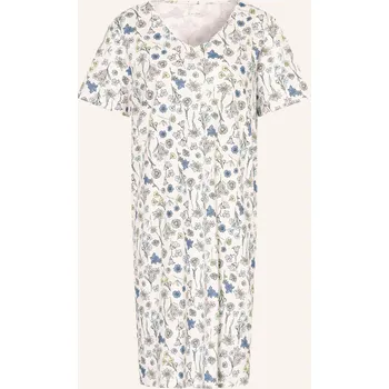 Calida Dámská Noční Košile Pure Cotton, bílá / žlutá / modrá, 52