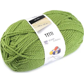 Pletací příze Yetti 100 g zelená stepní 1 ks