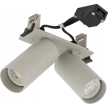 IP kamera Stropní reflektor obdélníkový Nowodvorski šedý