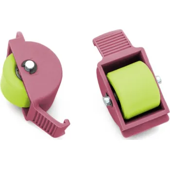 Kolečkové brusle Breezy Rollers - Sada náhradních koleček - Pink/Yellow