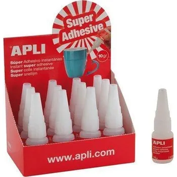Kancelářské lepidlo Apli Vteřinové lepidlo, 10 g, APLI 17506