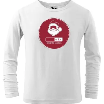Chlapecké tričko DOBRÝ TRIKO Dětské vánoční triko Christmas loading Velikost: 158/12 let, Barva: Bílá