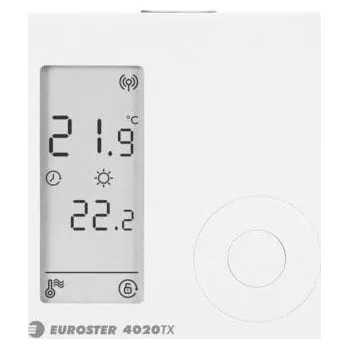 Euroster E4020TXRX bezdrátový regulátor teploty 4020 TXRX bílý