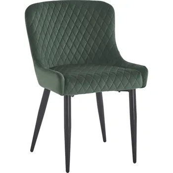 Jídelní židle Jídelní židle Charlotta, lahvově zelená látka