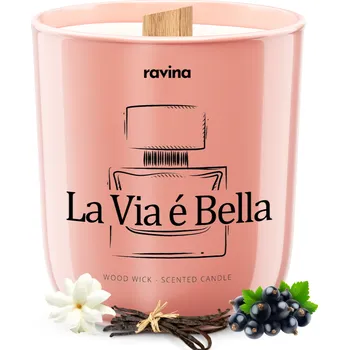 Svíčka Ravina sojová svíčka - La Via é Bella, 175g