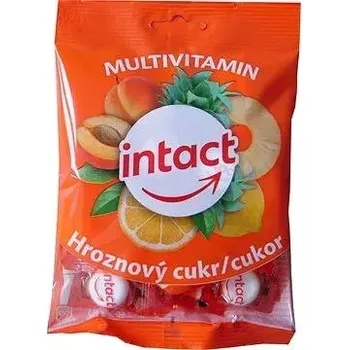Bonbon Hroznový cukr Multivitamin pastilky 75g Intact 1 ks