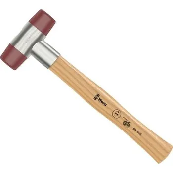 Kladivo Wera 000505 Vyklepávací palička 102 - 1. Hlavy z Uretanu. Jasanová rukojeť 250 mm