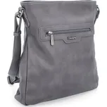 Kabelka ze syntetické kůže crossbody Tangerin šedá 8008 TS