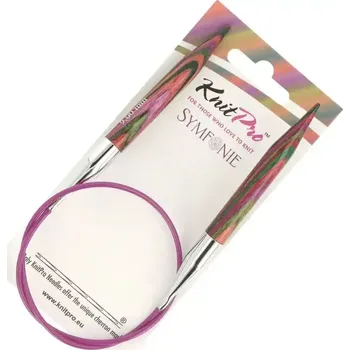 Nástroj na niť a příze KnitPro Symfonie kruhové fixní jehlice 9mm 40cm (KnitPro Symfonie kruhové dřěvěné jehlice 9mm 40cm)