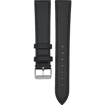 Řemínek na hodinky Koženkový řemínek na hodinky 16 mm černý