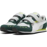 Dětské boty PUMA CABANA RACER SL 20 V PS 383730-19 LIGHT GRAY/WHITE/DARK MYRTLE 30