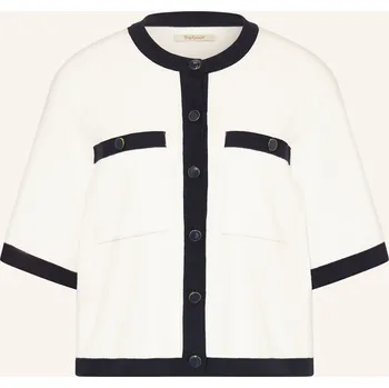 Dámský svetr Barbour Dámský Svetr Sloane, bílá / tmavě modrá, 44