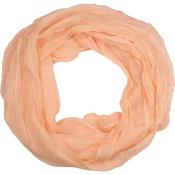 Šála Lehká jednobarevná dutá šála - Dotek lehkosti béžová