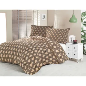 Povlečení Kvalitex Saténové povlečení LUXURY COLLECTION 140x200, 70x90cm CARERO béžové Bettwäschegröße: 1+2, 220x200, 70x90cm