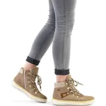 Dámská zateplená obuv Z4238-64 Rieker béžová